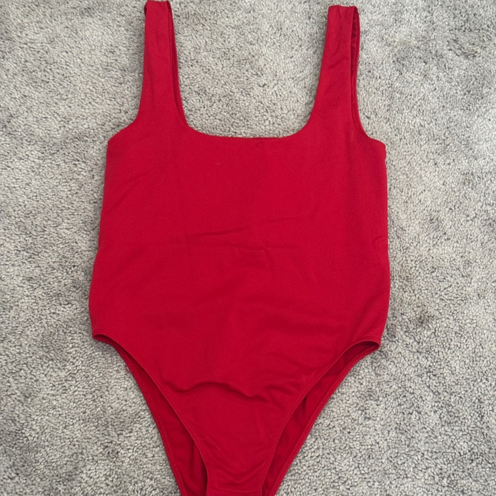 a new day Red Bodysuit